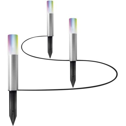Ledvance - CONJUNTO de extensão 3x Candeeiro exterior LED RGBW SMART+ MINI 3xLED/1,9W/230V IP44 Wi-Fi
