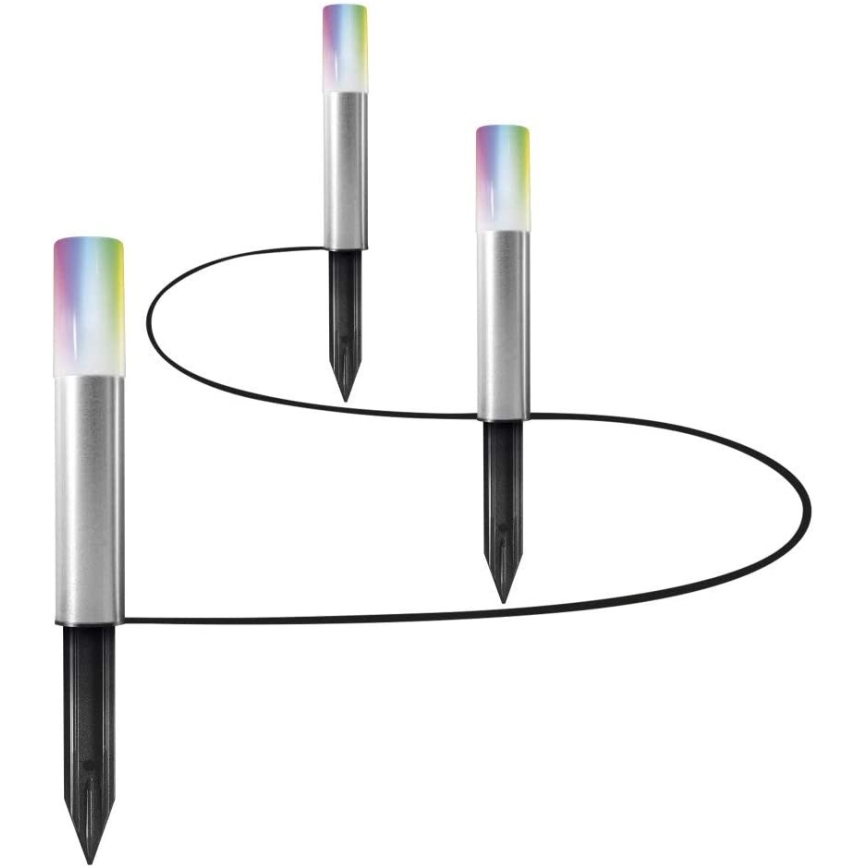Ledvance - CONJUNTO de extensão 3x Candeeiro exterior LED RGBW SMART+ MINI 3xLED/1,9W/230V IP44 Wi-Fi