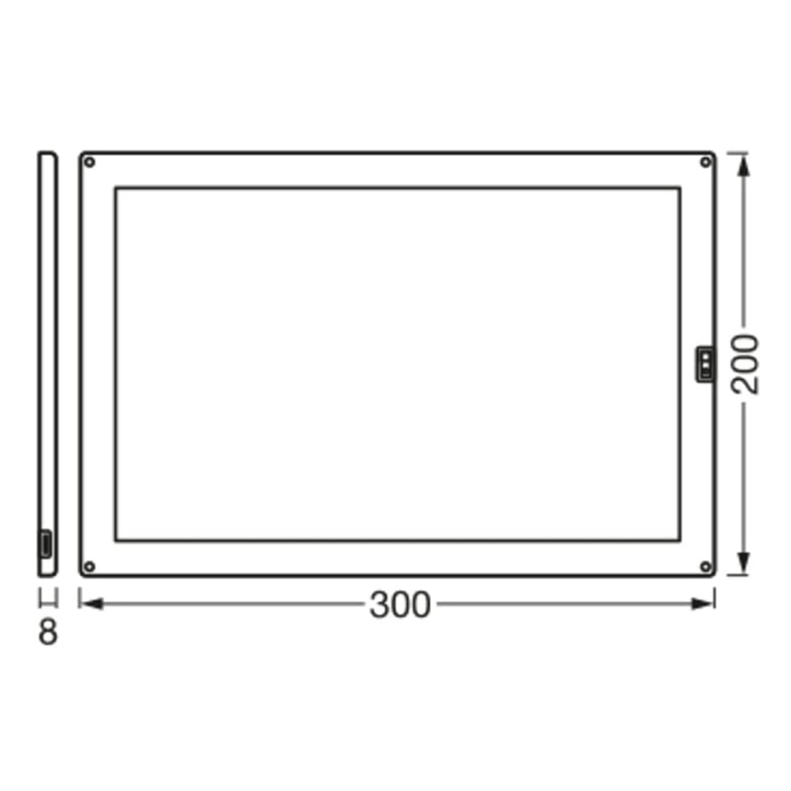 Ledvance - Conjunto de extensão iluminação de mobília LED com regulação SMART+ UNDERCABINET LED/6,8W/24/230V 2700-6500K Wi-Fi