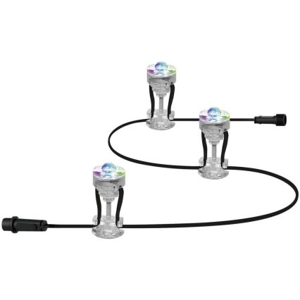 Ledvance - Conjunto de extensão para exterior LED RGB SMART+ DOT 3xLED/0,7W/230V IP65 Wi-Fi