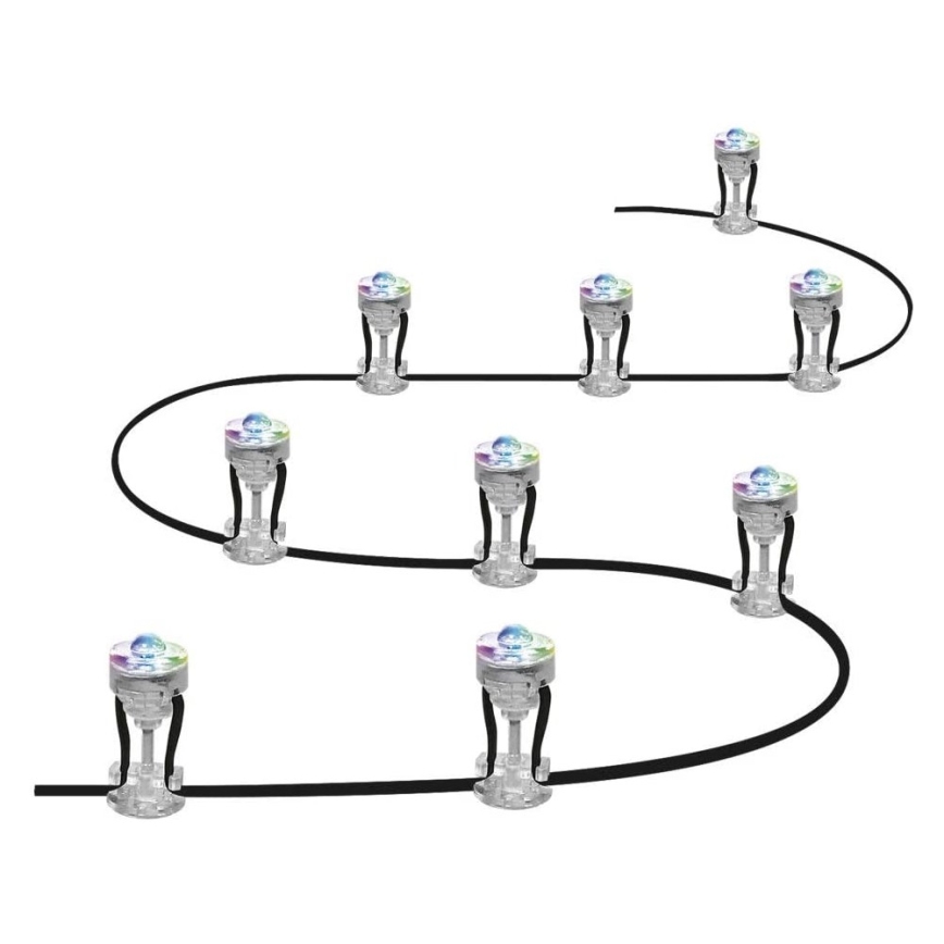 Ledvance - Conjunto de extensão exterior LED RGB SMART+ DOT 9xLED/2,5W/230V IP65 Wi-Fi