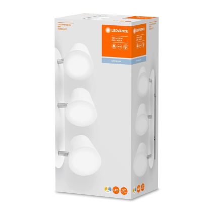 Ledvance - Foco de casa de banho LED SPOT 3xLED/7W/230V IP44 3000/4000K CRI 90 Ra