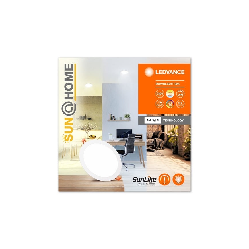 Ledvance- Foco de encastrar LED com regulação SUN@HOME LED/22W/230V 2200-5000 CRI 95 Wi-Fi