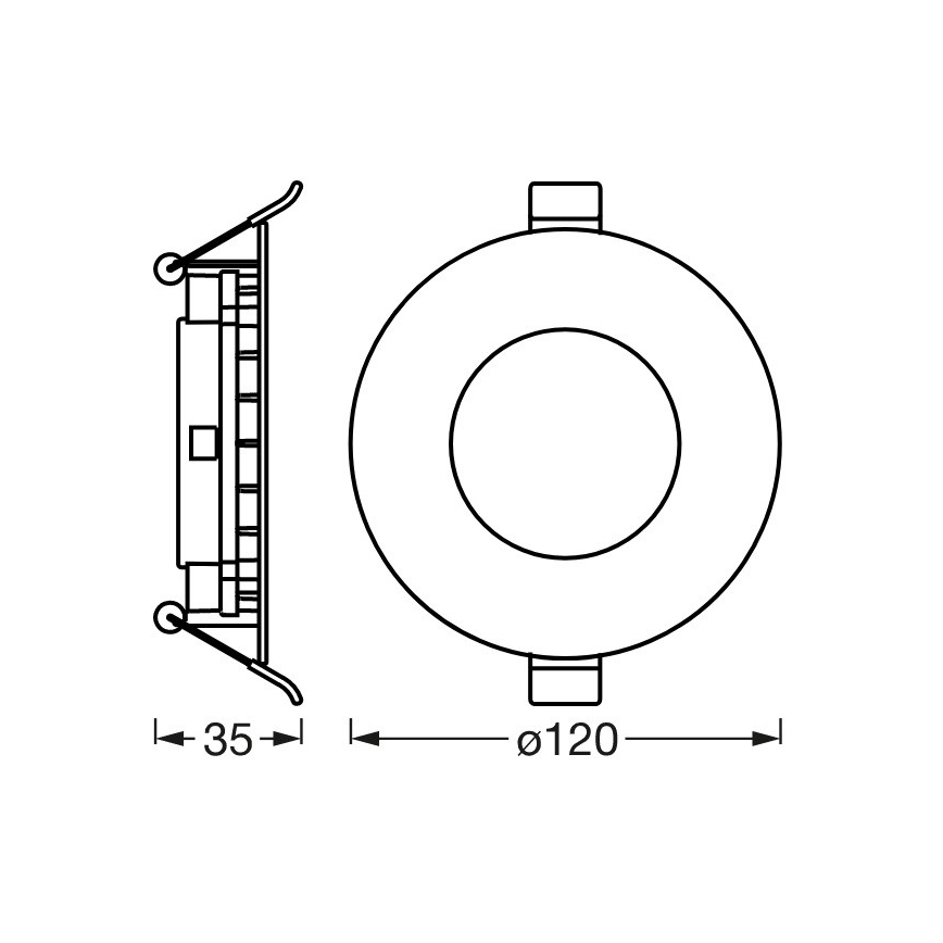Ledvance - Foco de encastrar LED com regulação SUN@HOME LED/8W/230V 2200-5000K CRI 95 Wi-Fi
