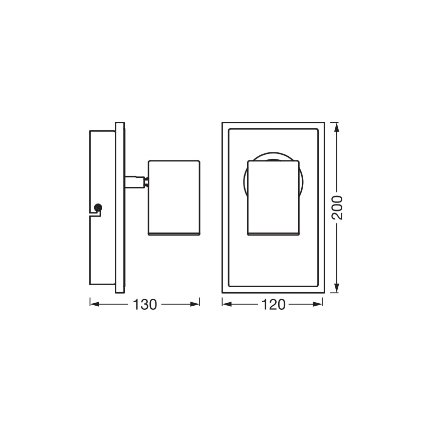 Ledvance - Foco de parede LED DECOR MARS LED/16,5W/230V