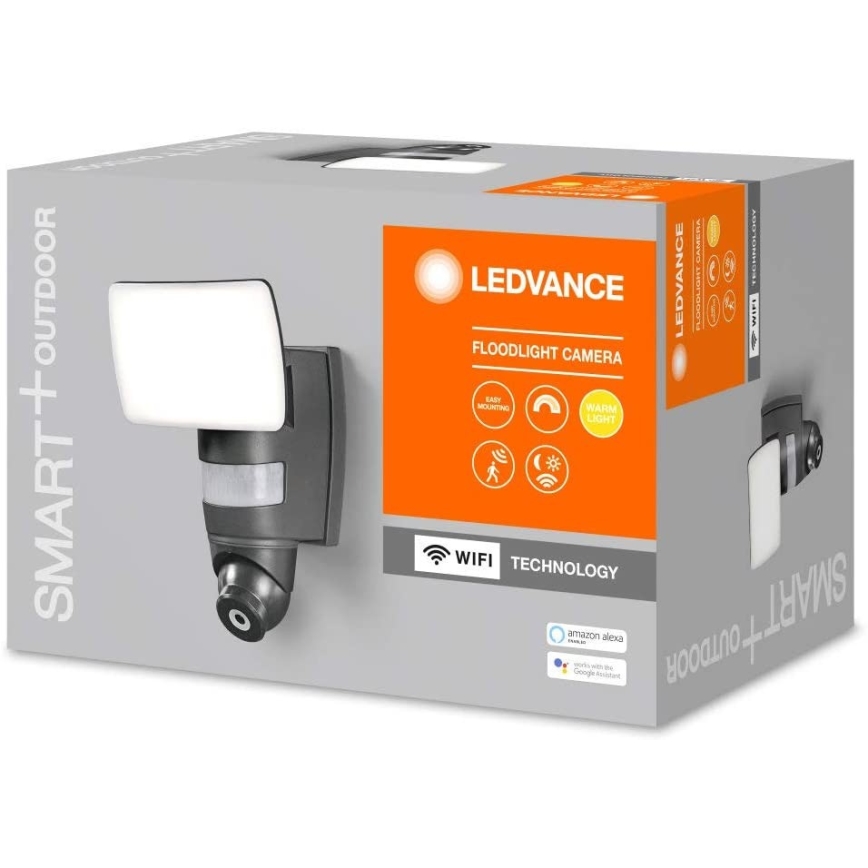 Ledvance - Foco LED com sensor e câmara SMART+ LED/24W/230V IP44 Wi-Fi