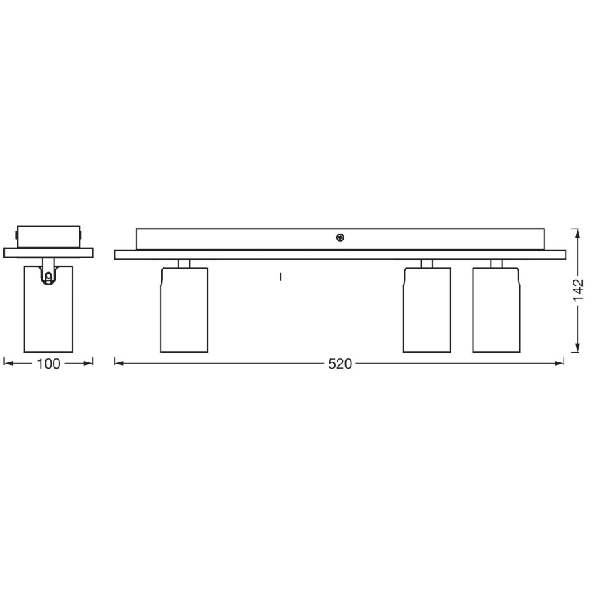 Ledvance - Foco LED DECOR MERCURY 3xGU10/3,4W/230V
