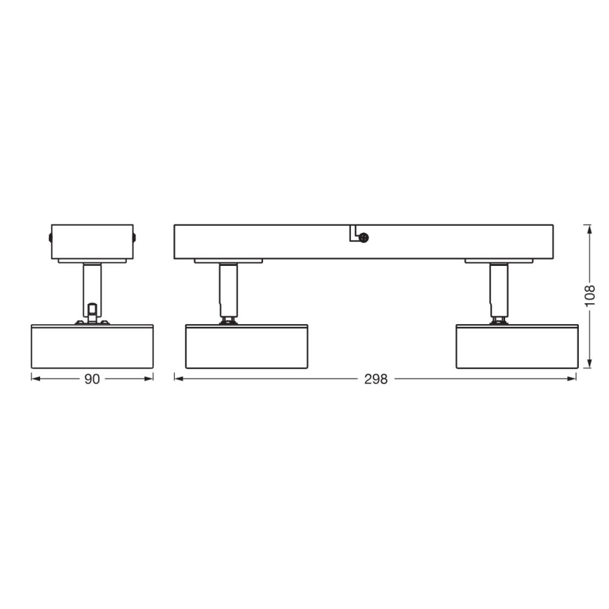 Ledvance - Foco LED DECOR PLUTO 2xLED/4,8W/230V