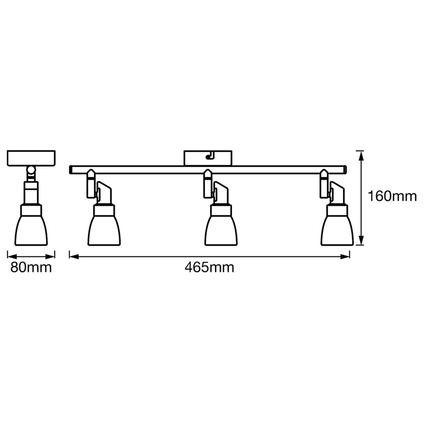 Ledvance - Foco LED SPOT 3xG9/2W/230V