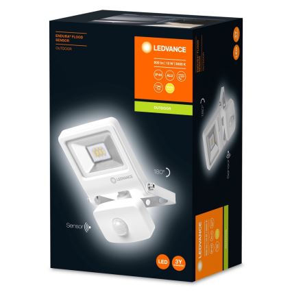 Ledvance - Holofote com sensor LED ENDURA LED/10W/230V IP44
