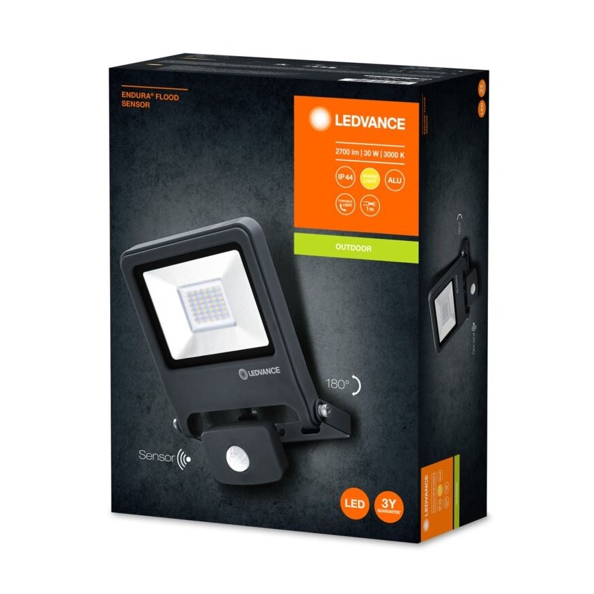 Ledvance - Holofote com sensor LED ENDURA LED/30W/230V IP44