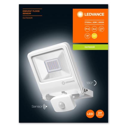 Ledvance - Holofote com sensor LED ENDURA LED/30W/230V IP44