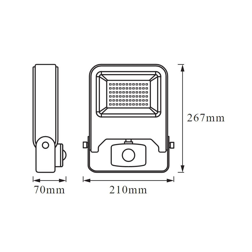 Ledvance - Holofote com sensor LED ENDURA LED/50W/230V IP44