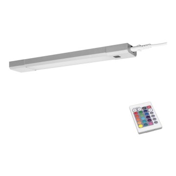 Ledvance - Holofote de fundo de armário de cozinha RGB LED SLIM LED/4W/230V + controlo remoto