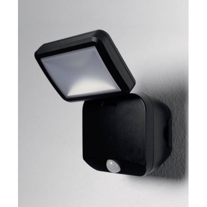 Ledvance - Holofote de parede exterior LED com sensor SPOTLIGHT LED/4W/6V IP54