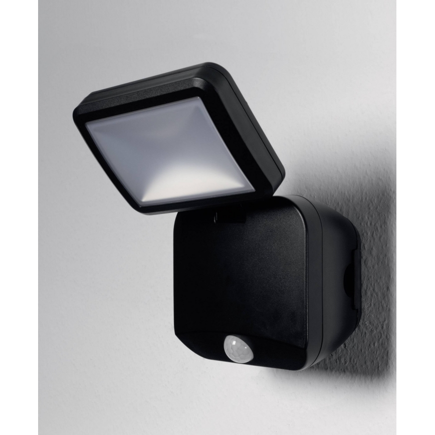 Ledvance - Holofote de parede exterior LED com sensor SPOTLIGHT LED/4W/6V IP54