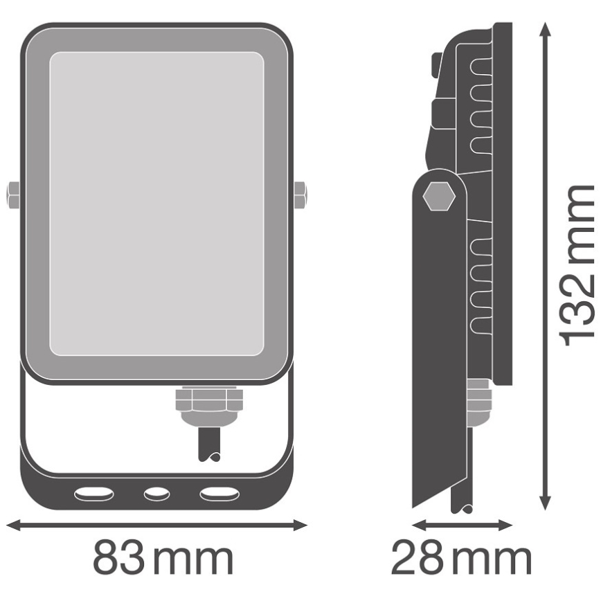 Ledvance - Holofote de parede exterior LED FLOODLIGHT LED/10W/230V 4000K IP65
