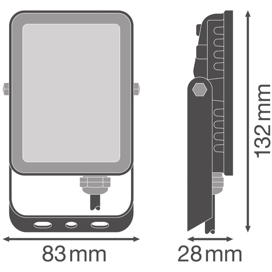 Ledvance - Holofote de parede exterior LED FLOODLIGHT LED/10W/230V 6500K IP65