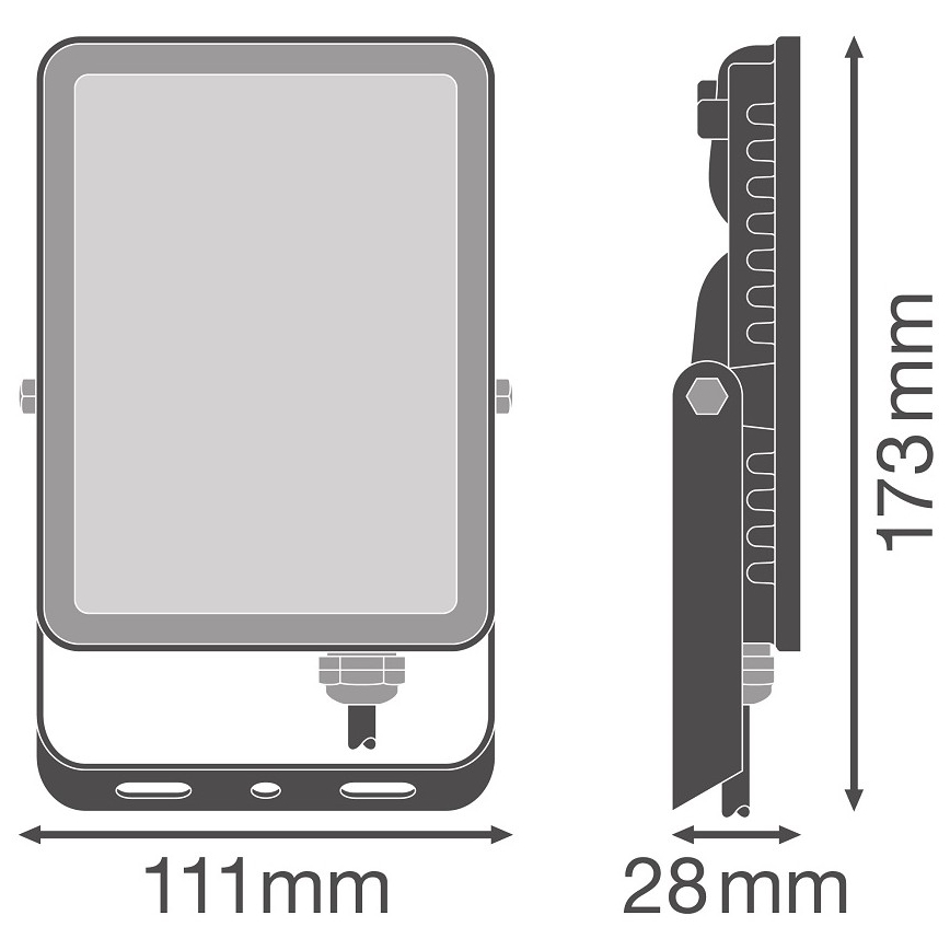Ledvance - Holofote de parede exterior LED FLOODLIGHT LED/20W/230V 6500K IP65