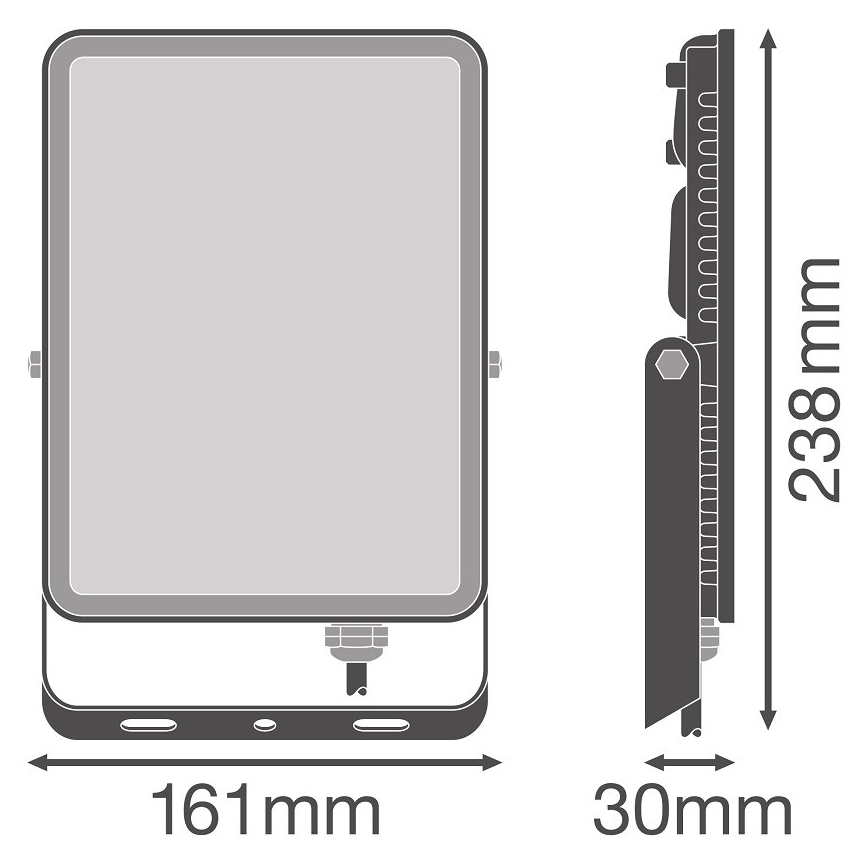 Ledvance - Holofote de parede exterior LED FLOODLIGHT LED/50W/230V 6500K IP65
