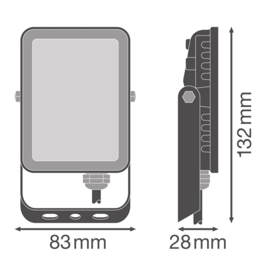 Ledvance - LED Holofote exterior de parede FLOODLIGHT ESSENTIAL LED/10W/230V IP65