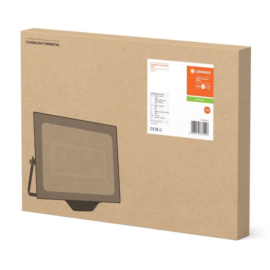 Ledvance - LED Holofote exterior de parede FLOODLIGHT ESSENTIAL LED/200W/230V IP65