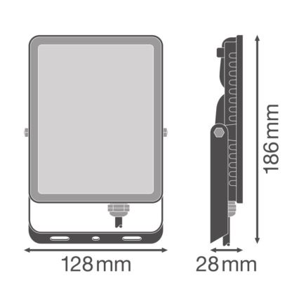 Ledvance - LED Holofote exterior de parede FLOODLIGHT ESSENTIAL LED/30W/230V 4000K IP65