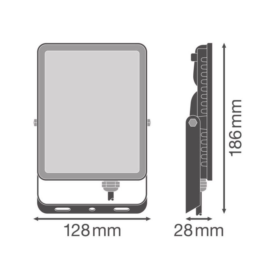 Ledvance - LED Holofote exterior de parede FLOODLIGHT ESSENTIAL LED/30W/230V 4000K IP65