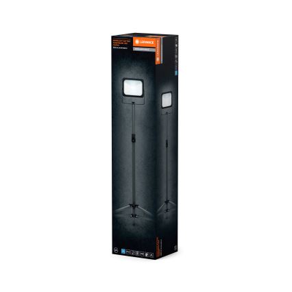 Ledvance - Holofote LED com regulação com um suporte WORKLIGHT TRIPOD LED/20W/3,7V 1500 mAh IP54