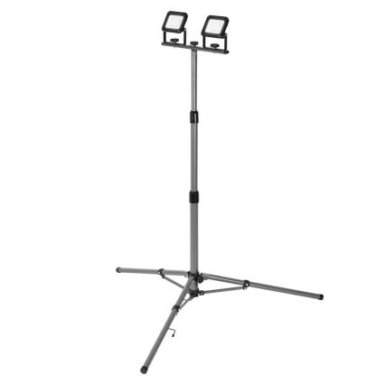Ledvance - Holofote exterior LED com um suporte WORKLIGHT TRIPOD 2xLED/10W/230V 6500K IP65