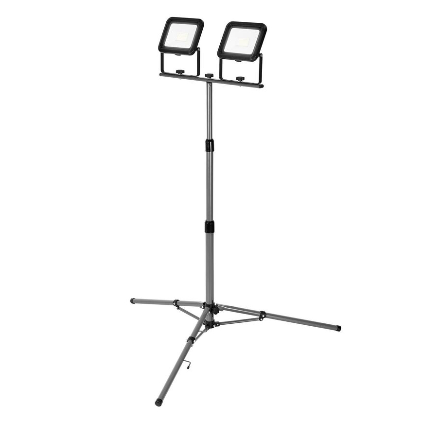 Ledvance - Holofote exterior LED com um suporte WORKLIGHT TRIPOD 2xLED/30W/230V 6500K IP65