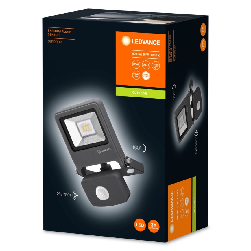 Ledvance - Holofote LED ENDURA com sensor LED/10W/230V IP44
