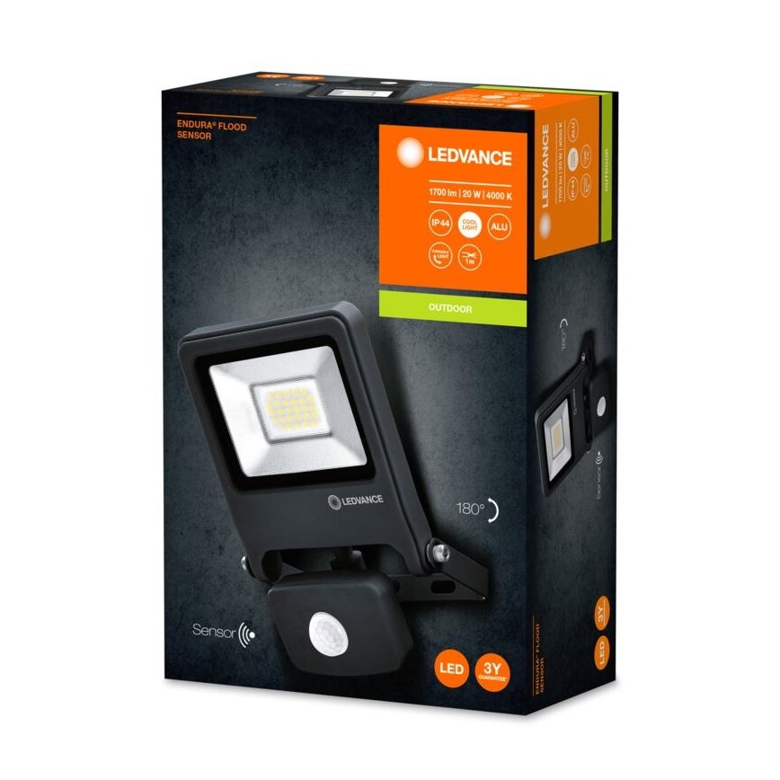 Ledvance - Holofote LED ENDURA com sensor LED/20W/230V IP44