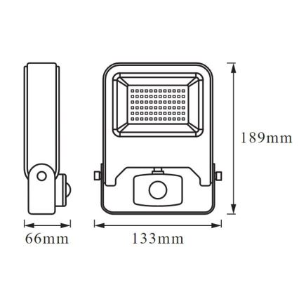 Ledvance - Holofote LED ENDURA com sensor LED/20W/230V IP44