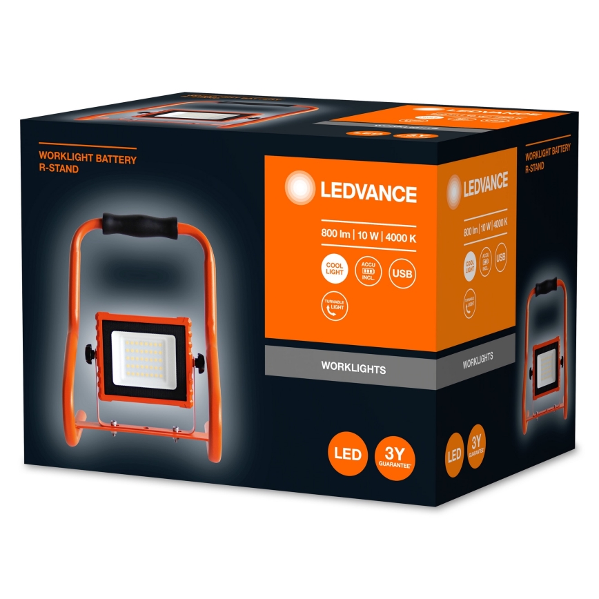 Ledvance - Holofote LED R-STAND LED/10W/5V IP44