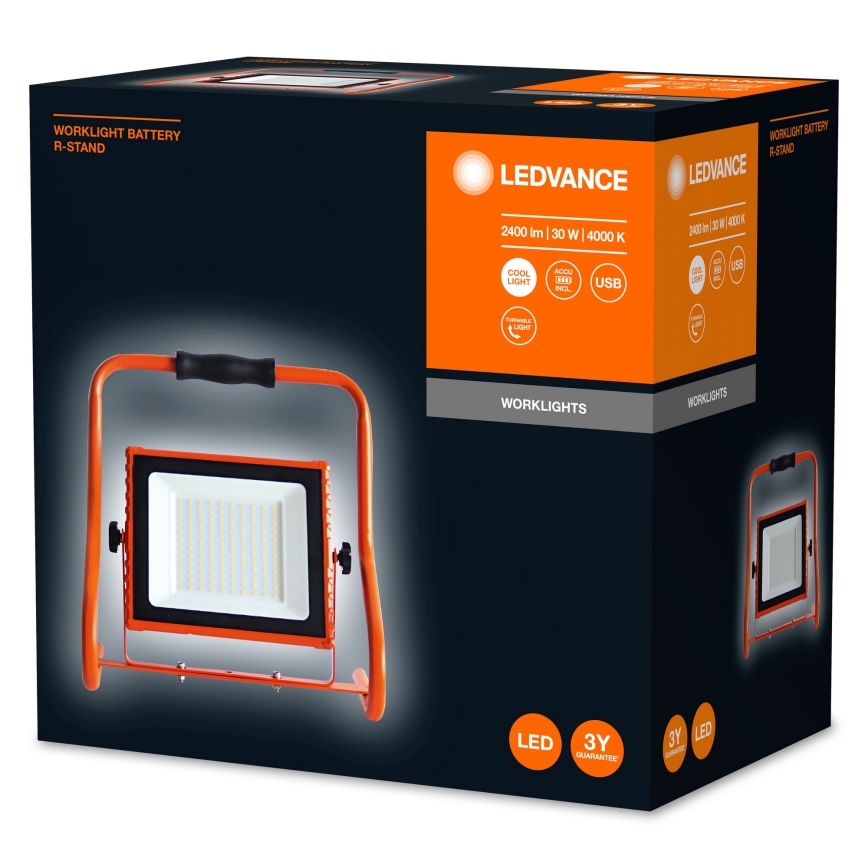 Ledvance - Holofote LED R-STAND LED/30W/5V IP44