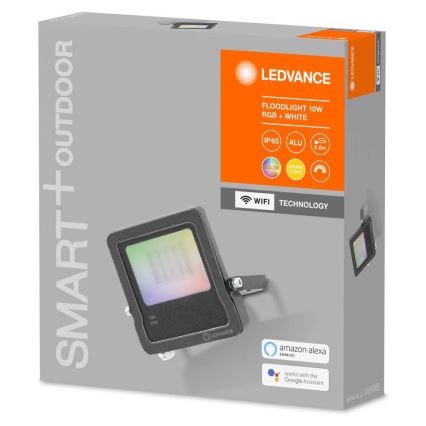 Ledvance - Holofote LED RGBW SMART+ FLOOD LED/10W/230V IP65 Wi-Fi