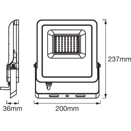 Ledvance - Holofote LED SMART+ FLOOD LED/50W/230V IP65 Wi-Fi