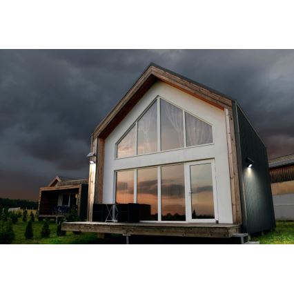 Ledvance - Holofote LED solar com regulação e sensor FLOOD SPLIT LED/10W/7,4V IP65 + comando