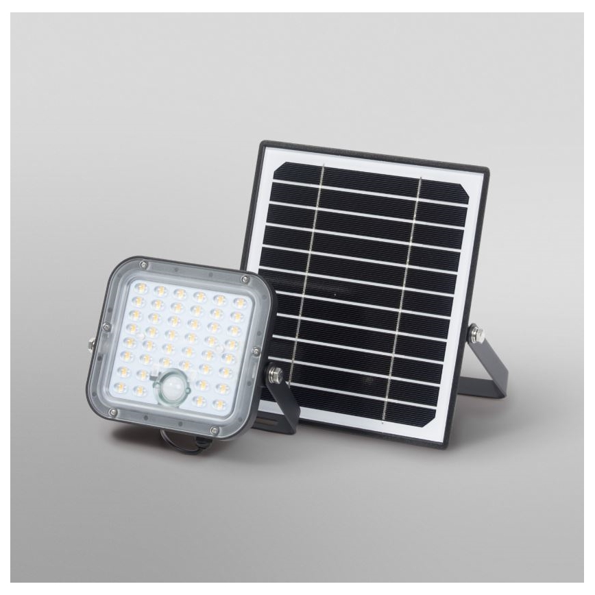 Ledvance - Holofote LED solar com regulação e sensor FLOOD SPLIT LED/10W/7,4V IP65 + comando