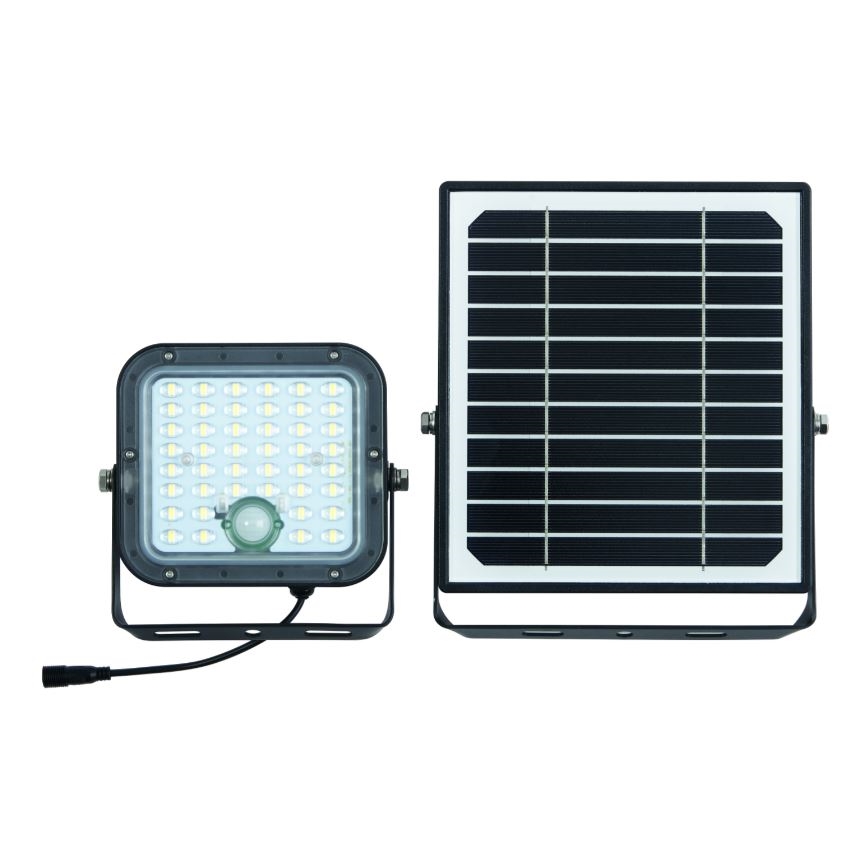 Ledvance - Holofote LED solar com regulação e sensor FLOOD SPLIT LED/10W/7,4V IP65 + comando