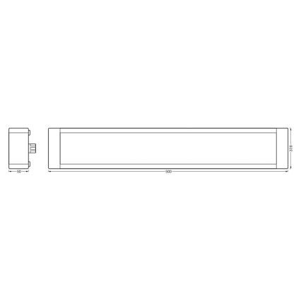 Ledvance - Iluminação de armário de cozinha LED com regulação SMART+ UNDERCABINET LED/8W/24/230V 2700-6500K Wi-Fi