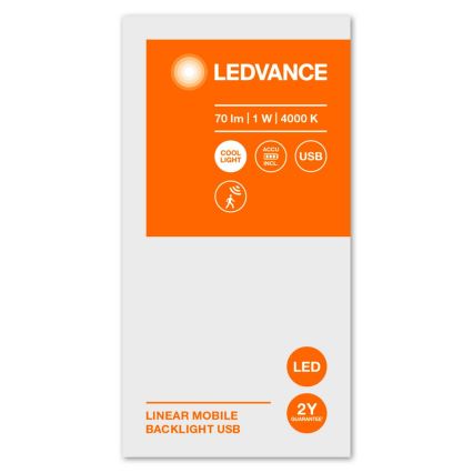 Ledvance - Iluminação de armário de cozinha LED com sensor MOBILE LED/1W/5V 4000K 40 cm