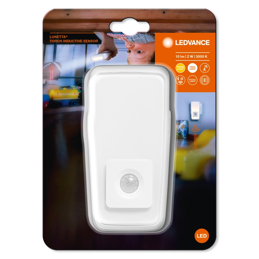 Ledvance - Iluminação de orientação de tomada com sensor LUNETTA LED/2W/230V