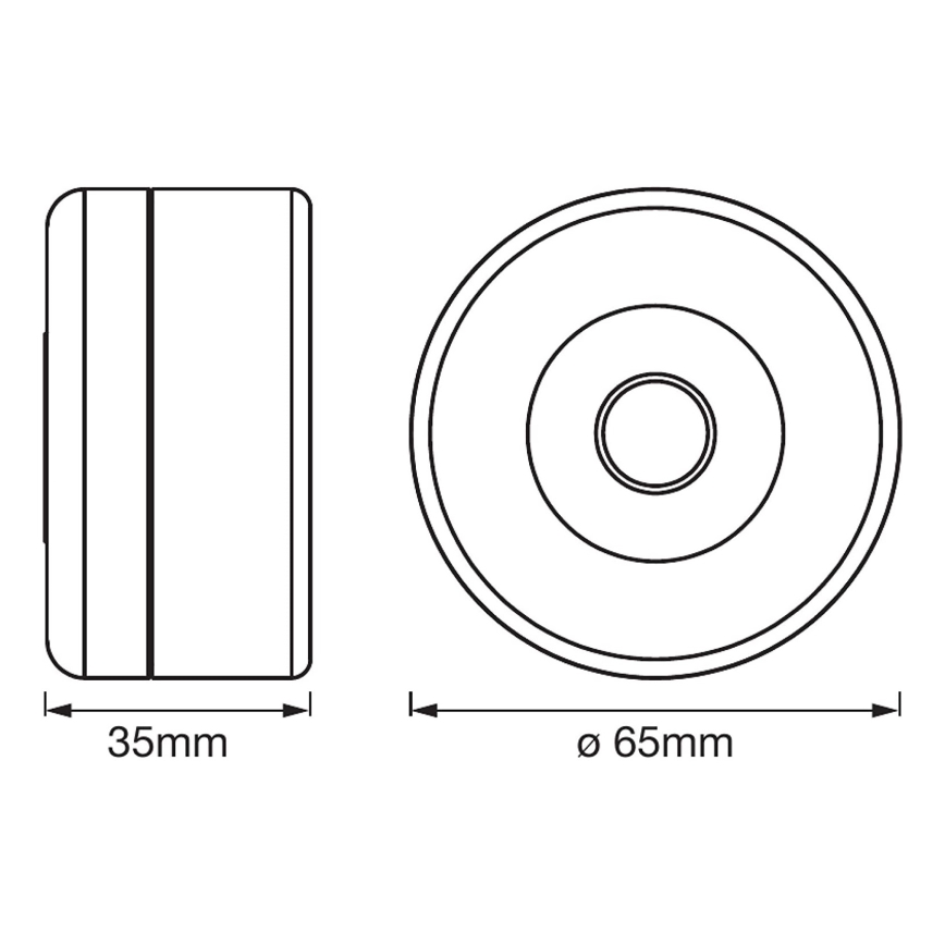 Ledvance - Iluminação de orientação LED com regulação DOT-IT LED/0,45W/5V