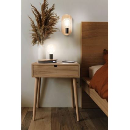 Ledvance - Iluminação de parede DECOR WOOD 1xE27/8W/230V