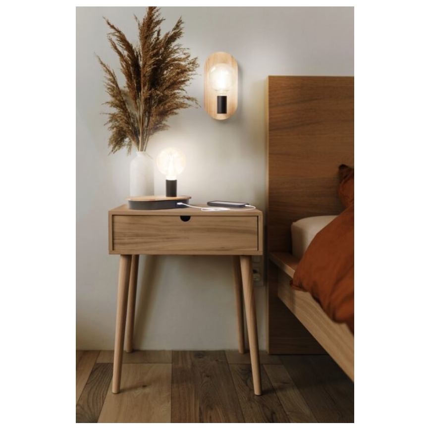 Ledvance - Iluminação de parede DECOR WOOD 1xE27/8W/230V