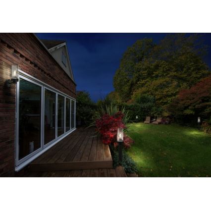 Ledvance - Iluminação de parede exterior AMBER 1xE27/20W/230V IP44