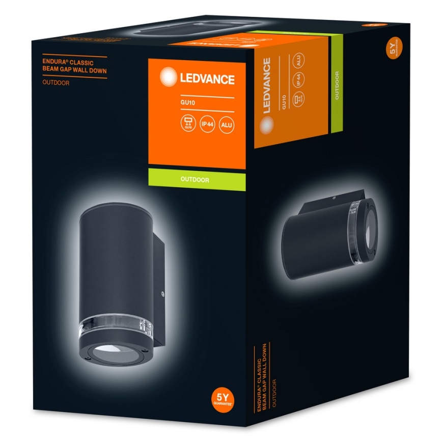 Ledvance - Iluminação de parede exterior BEAM 1xGU10/35W/230V IP44