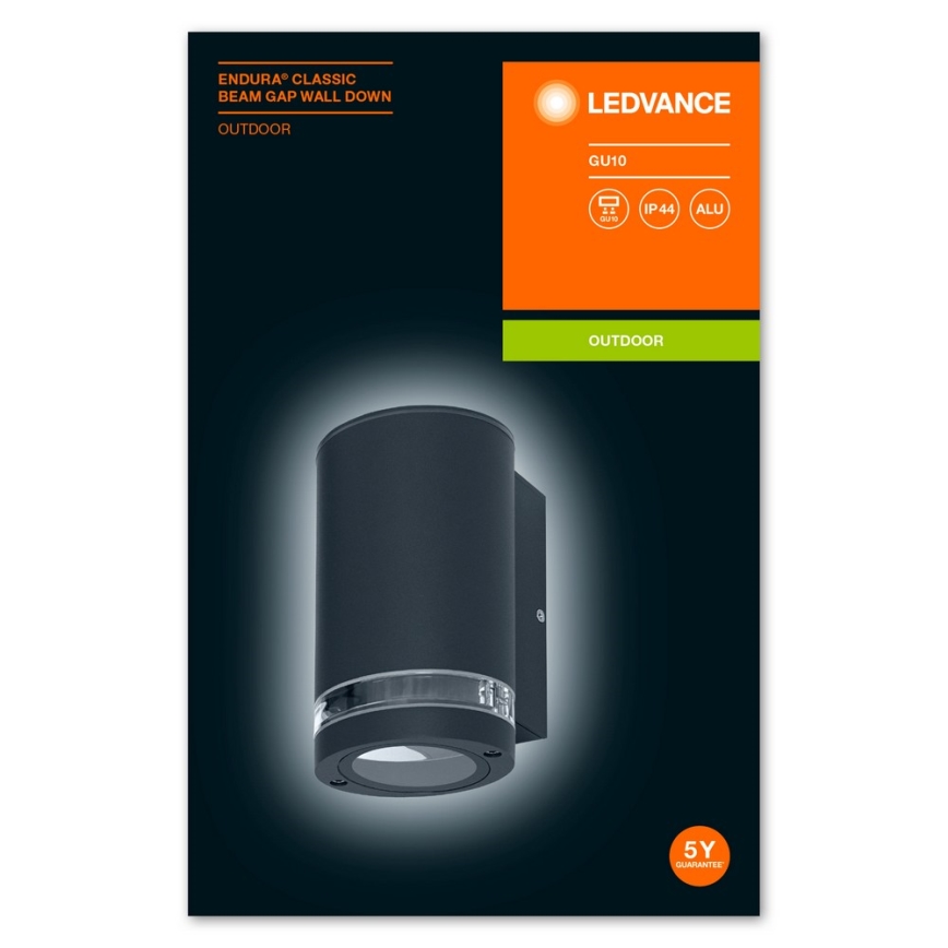 Ledvance - Iluminação de parede exterior BEAM 1xGU10/35W/230V IP44